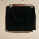 Helmut Lang  Wool Mini Skirt Black Zipper Front- Size 2 Photo 2