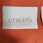 Chico's ‎ Women's Soft orange  Ruffle Jacket Size XL / 3 Photo 6