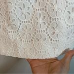 Lilly Pulitzer Clarise Dress in Resort White Petite Sand Dollar Eyelet Size 2 Photo 5