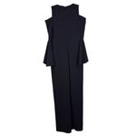 XScape  Black Bell Sleeve‎ Open Shoulder Long Dress Gown Size 8 Photo 3
