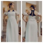 THEIA ivory Brooklyn maxi dress white Size 8 Photo 3