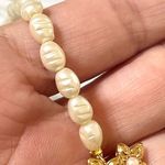Avon vintage Pearl golden bouquet necklace Photo 7