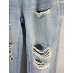 Aeropostale Women's Jeans Boyfriend Distressed Ripped Low Rise Denim Blue Size 4 Photo 2