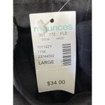 Maurice's *New Pant Womens Lg Black Windowpane Pull On Classic Dark Academia Photo 4