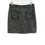 Loft  Tweed Pocket Mini Skirt Sz 4 Lined Girl Boss Work Outfit Old Money Blogger Photo 1