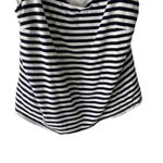 J.Crew Size Medium Bow Tie White Navy Blue Tank Top‎ Blouse Photo 2