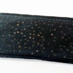 Banana Republic Wool Blend Black Sequin Skinny Scarf Sparkles Holiday Dressy EUC Photo 3