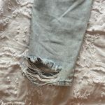 H&M Size 8 Light Blue Baggy Ripped Jeans Photo 4