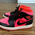 Air Jordans High Tops Pink Size 7 Photo 3