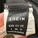 SheIn  Black Deep V Corset Top Photo 3