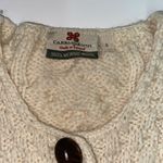 Carraigdonn Made in Ireland cable Knit 100% wool cardigan Fisherman Core sweater Photo 3