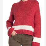 Lovers + Friends  Kirkland Sweater Red White Photo 0
