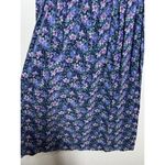 Laura Ashley Vintage Floral Corduroy Midi Dress Size 10 Fits Small Photo 2