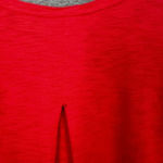 Chico's top womens 1 medium red the ultimate tee burnout casual weekend layers Photo 5