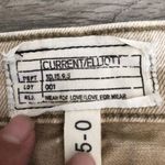 Current/Elliott EUC Current Elliott "The Stiletto" Tan Distessed  sz 25 Skinny Jeans Photo 6