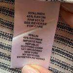 Workshop Republic Clothing  Linen Blend Striped Blazer Size Large Photo 4