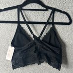 Auden Bralette Womens S‎ Black Crossback Crocheted Lace Wireless Bralette NEW Size undefined Photo 1