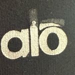 Alo Yoga  Pants Leggings Wide Leg Small Black Purple Loose Fit CoolFit Photo 3