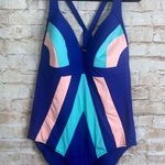 City Chic  One Piece Colorblock Swimsuit Size XL NEW Photo 4