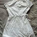 Francesca's White Wrap Dress Photo 0