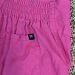 Gap  Linen Blend Pink High Waist Shorts Women's XS  4 Pocket Pull‎ On Photo 4