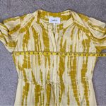 Ba&sh  Kenya Drawstring Waist Dress Ocre Yellow Metallic 4 Photo 8