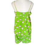 Hello Kitty  Pajama Set Womens L Green Sanrio Cami Top and Shorts Cute‎ Sleepwear Photo 5