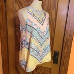 Anthropologie pastel chevron dressy tank top Photo 5