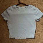 Garage  Blue Crop Top Photo 0