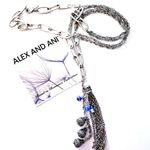 ALEX AND ANI Silver Heiress Necklace Photo 0