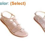 Bernardo Leather Gladiator Sandal Coral color with Silver Hook Detail Photo 4