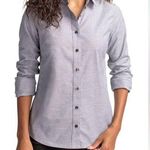 Cutter and Buck NWT  Women's Stretch Long Sleeve Button Down Shirt Size Large Photo 0