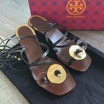 Tory Burch Artisanal Knot Heeled Sandal Heels Photo 12