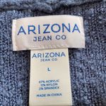 Arizona Jean Company Arizona Jeans Company Blue Knit V-Neck Sweater Photo 5