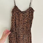 Revolve Vix Y2K sexy boho festival viscose animal print slip maxi dress small Photo 2