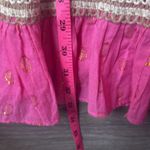 Ramy Brook Women Freyja Lurex Coverup Mini Dress Pink Lurex Small Photo 13