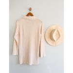 Jenni Kayne | Silk Cashmere Blend Cream Long Cardigan | Sz M Size M Photo 8