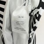 ONIA Women's Zoe Bikini Swim Top in Black and White Stripes Size Medium NWT Photo 8