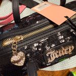 Juicy Couture NWT  Black Bling Queen Of Everything Crossbody Purse Sequins $79 Photo 5