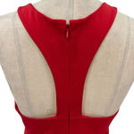 Jay Godfrey Halter‎ Neck Jersey Red Maxi Dress Gown Racerback Size 8 Photo 8