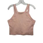 Club Monaco (NWT) Women's Large Brown Ribbed Cropped Tank Top Photo 1