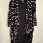 Estella & Julie Polka Dots Cardigan Black Dress 20W Photo 1