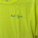 God Is Dope Neon Yellow T Photo 1