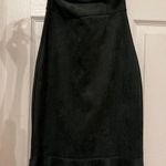 Dark Green Ruffled Peplum Halter Dress Black Photo 0