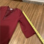 Tobi bell sleeve shift sheath knee length 3/4 Sleeve dress burgandy dress S Photo 4