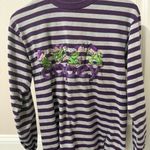 Disney Vintage  Store Dopey Embroidered Striped Long Sleeve (Small) Photo 0