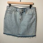 Articles of Society  Demin Mini Skirt size 28 frayed hem Photo 0