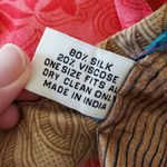 Wevez Clothing Wrap Skirt Silk Blend Reversible One Size Boho Lagen Look NWT Photo 8