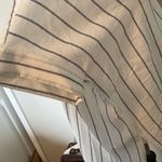 Madewell White / Blue Striped  Flowy Short Sleeve Top Photo 3