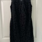 Banana Republic dark blue lace dress. Photo 1